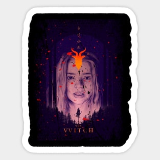 Folklore Horror The Witch's Terrifying Influence Sticker